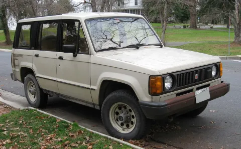 1984-1986 Isuzu Trooper photographed in USA.