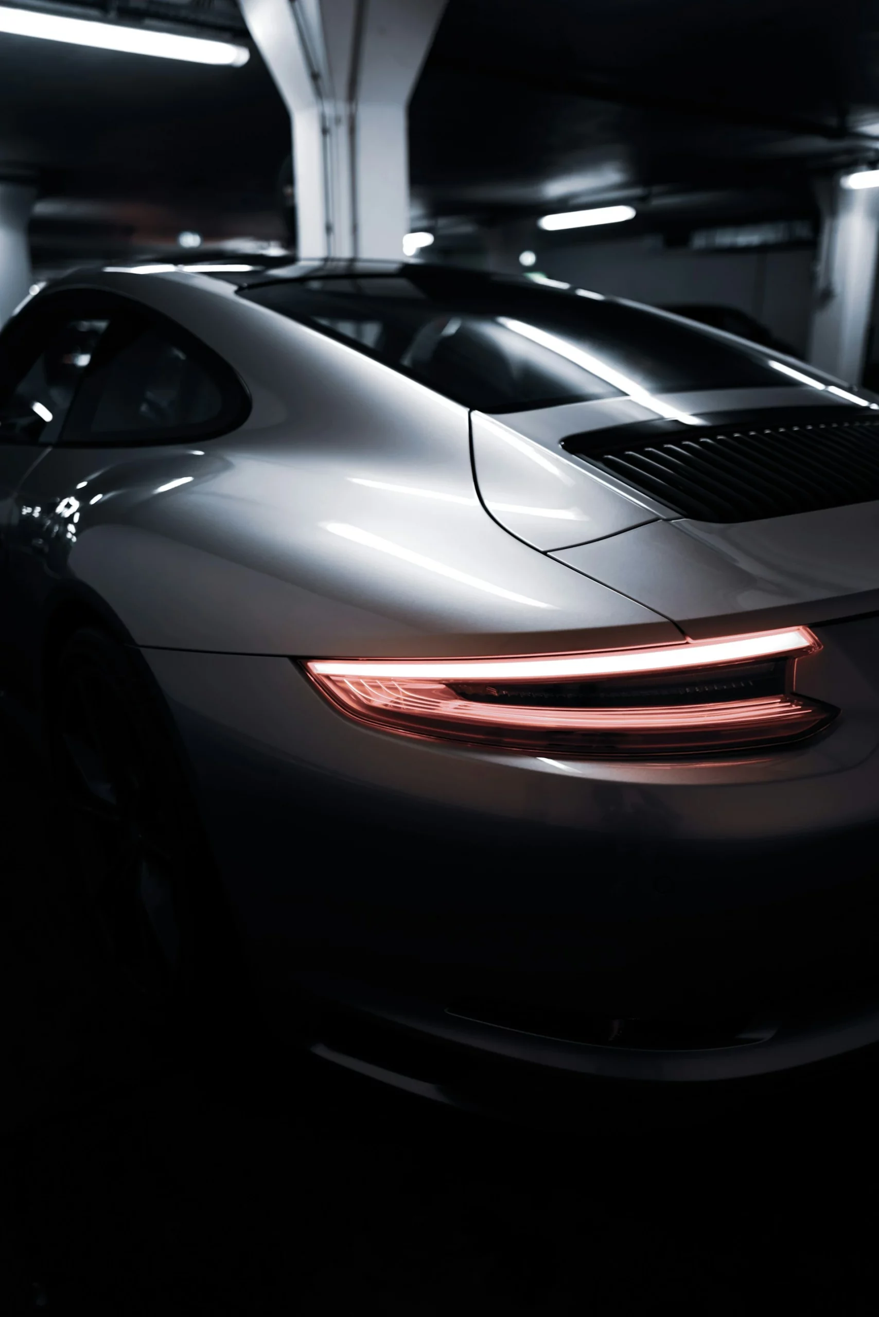 Sports car in garage 2